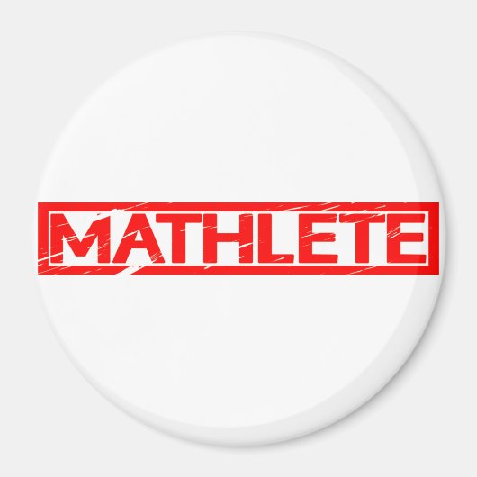 Mathlete Stamp Magneet (Voorkant)