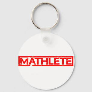 Mathlete Stamp Sleutelhanger
