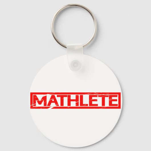 Mathlete Stamp Sleutelhanger (Achterkant)