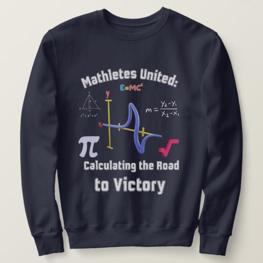 Mathletes United berekent de weg naar de overwinni Trui (Design voorkant)