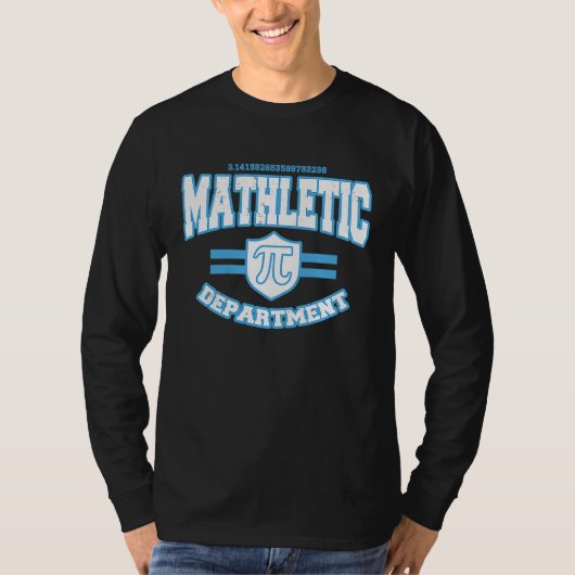 Mathletic 3 14  Pi Day Math Teacher Mathematician  T-shirt (Voorkant)