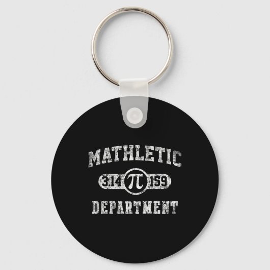 Mathletic Afdeling 3.14159 Pi Dag Wiskunde Docent  Sleutelhanger (Voorkant)