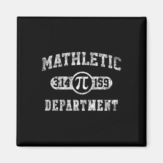 Mathletic Afdeling 3.14159 Pi Dag Wiskunde Leraar  Magneet (Voorkant)