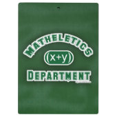 Mathletics Department Green Klembord (Achterkant)