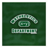 Mathletics Department Green Poster (Voorkant)