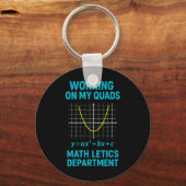 Mathletics Working On My Quads Algebra Math Teache Sleutelhanger (Voorkant)