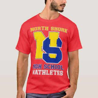 Mathletleten van de Noordshore High School T-shirt