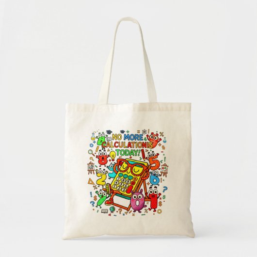 Maths Problem Solving Tote Bag for School (Voorkant)