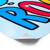 Maths Rock Star Poster for Kids UK Classroom (Hoek)