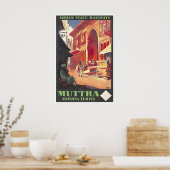 Mathura India Print Krishna Tempel Poster Roger (Keuken)