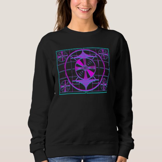 Mathware Geeky Tv Test Pattern Mathematics Wiskund Trui (Voorkant)