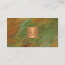Matig abstract elegant goud, monogrammen