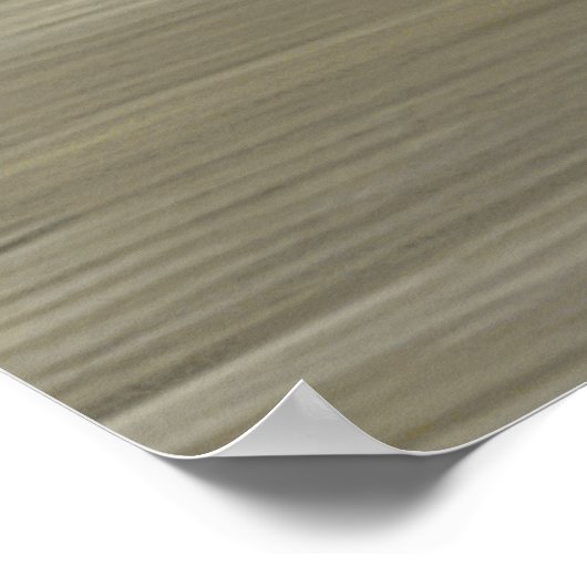 Matig Abstract geel zwart Poster (Hoek)