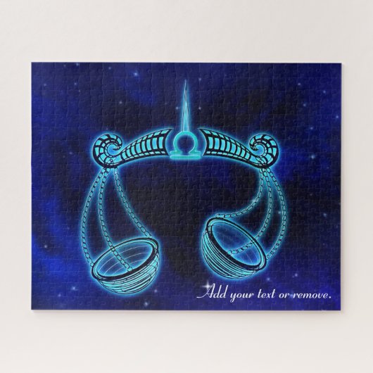 Matig astrologisch horoscoop zodiaal teken, legpuzzel (Horizontaal)