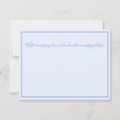 Matig Baby Foto geboorteaankondiging platte Kaart (Achterkant)