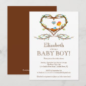 Matig baby-haas Baby shower Kaart (Voorkant / Achterkant)