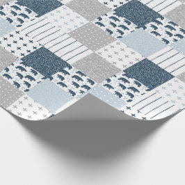 Matig Beer babyjongen Cadeaupapier