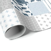 Matig Beer babyjongen Cadeaupapier (Rol Hoek)