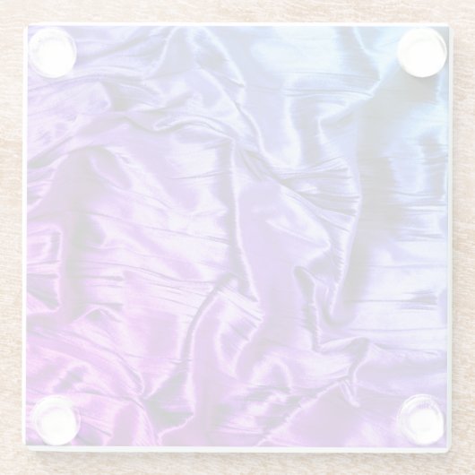 Matig blauw Paars, fijngemaakt Onderzetter Glazen Onderzetter (Achterkant)