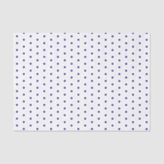 Matig blauw polaire dot witte kleur Gift-weefsel t Tissuepapier (Voorkant)