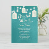 Matig Blauwgroen Vrijgezellenfeest Kaart (Staand voorkant)