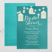 Matig Blauwgroen Vrijgezellenfeest Kaart (Voorkant / Achterkant)