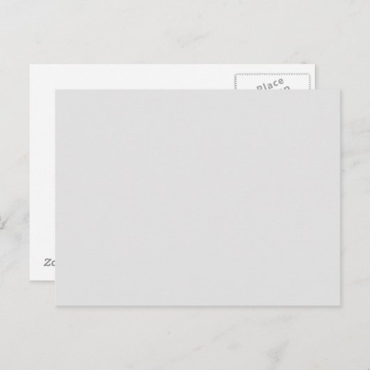 Matig Bleek grijs blanco Briefkaart (Voorkant / Achterkant)