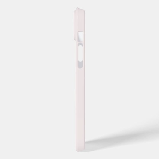 Matig Blush Pink Gold Script Monogram Case-Mate iPhone Case (Achterkant / Links)