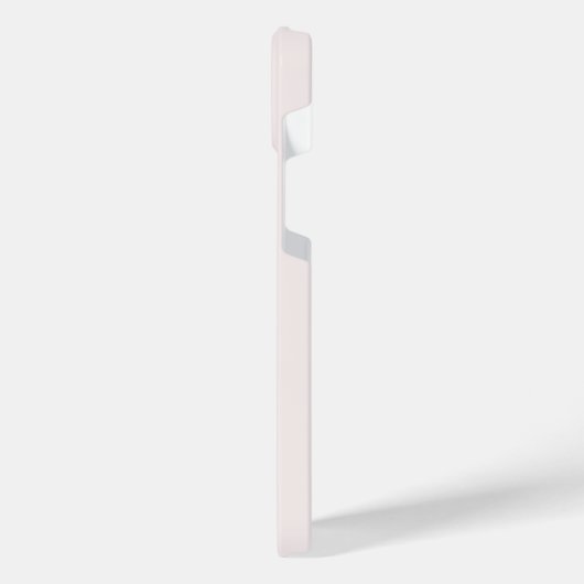 Matig Blush Pink Gold Script Monogram iPhone Hoesje (Linkerkant)