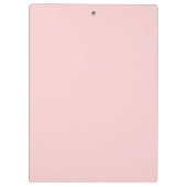 Matig Blush Roze Meisjes Monogram Naam Klembord (Achterkant)