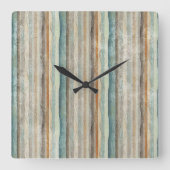 Matig bohemisch vierkant of rond vierkante klok (Voorkant)