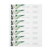 Matig botanische bruine bruinkoolmonogram (Vel)