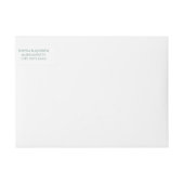 Matig botanische bruine bruinkoolmonogram (Voorkant)