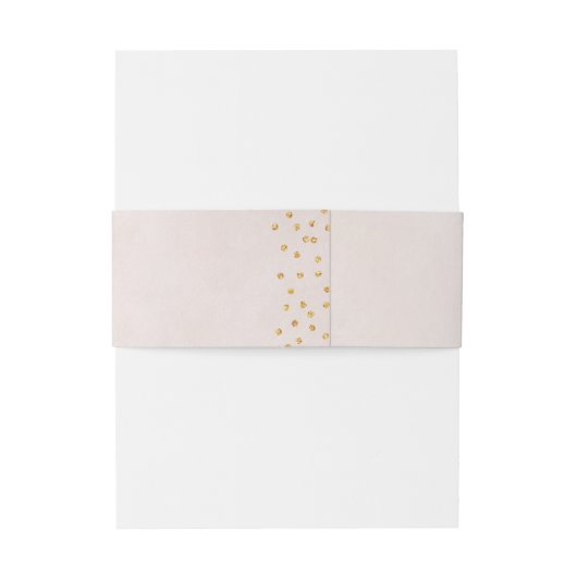 Matig bruin roos gouden bruiloft uitnodigingen wikkel (Achterkant Voorbeeld)