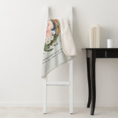 Matig chic elegant leafy wreatfoto moeder sherpa deken (In situ)