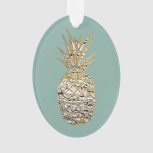 Matig Chic Marble Gold Pineappelfruit Ornament