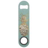 Matig Chic Marble Gold Pineappelfruit Speed Flessenopener (Voorkant)
