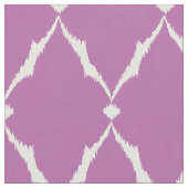 Matig chic textured paars ikat chevron. stof (Close Up)
