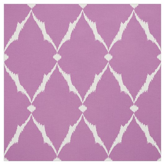 Matig chic textured paars ikat chevron. stof (Swatch)