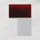 Matig chubby grijs monogram visitekaartje (Achterkant)