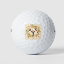Matig  Deer Rustic Roze bloem Golfballen