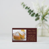 Matig dessert cupcake bakkerij visitekaartje (Staand voorkant)