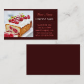 Matig dessert cupcake bakkerij visitekaartje (Voorkant / Achterkant)
