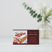 Matig dessert cupcake bakkerij visitekaartje (Staand voorkant)