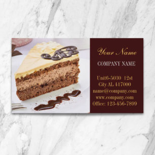 Matig dessert cupcake bakkerij visitekaartje
