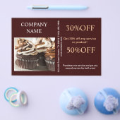 Matig dessertaart bakkerij flyer (Enkel)