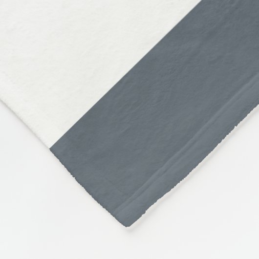 Matig dikke witte strepes zwart vierkant monogram fleece deken (Hoek)