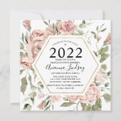 Matig droog Roze botanisch Afstuderen Uitvoer Kaart (Voorkant)