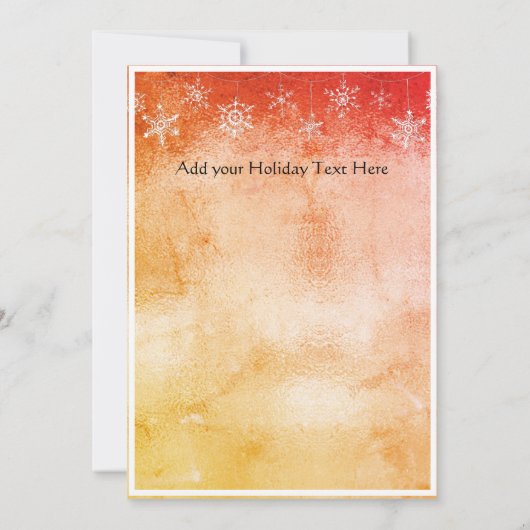 Matig eenvoudig, minimaal metaal Oranje rood (Achterkant)