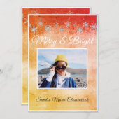 Matig eenvoudig, minimaal metaal Oranje rood (Voorkant / Achterkant)